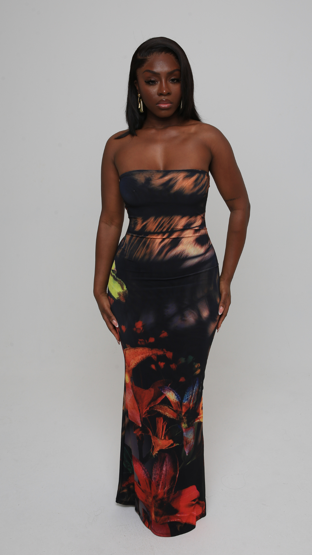 Danai Bandeau Maxi Dress