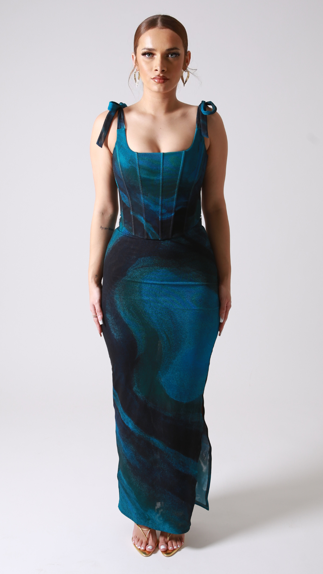 Nola Corset and Maxi skirt Co-ord