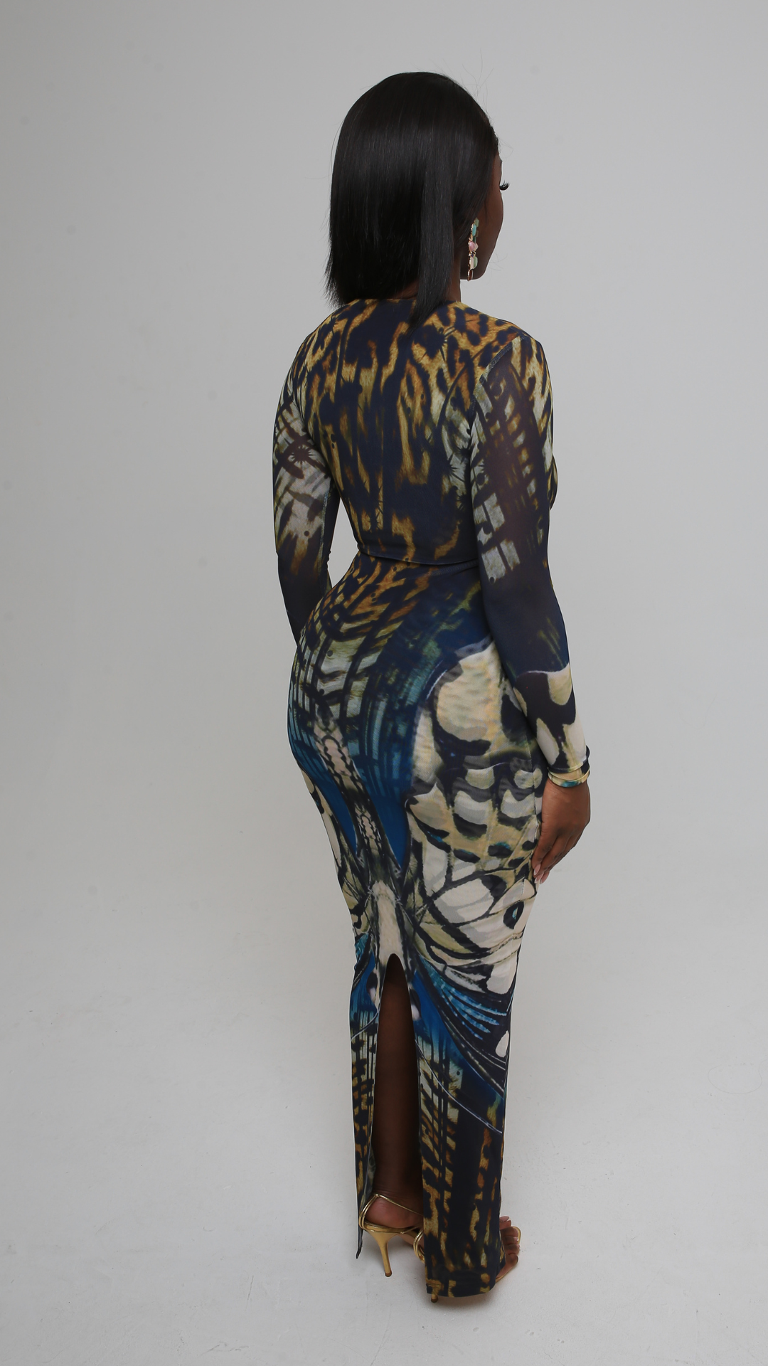 Nakai Ring Cutout Maxi Dress
