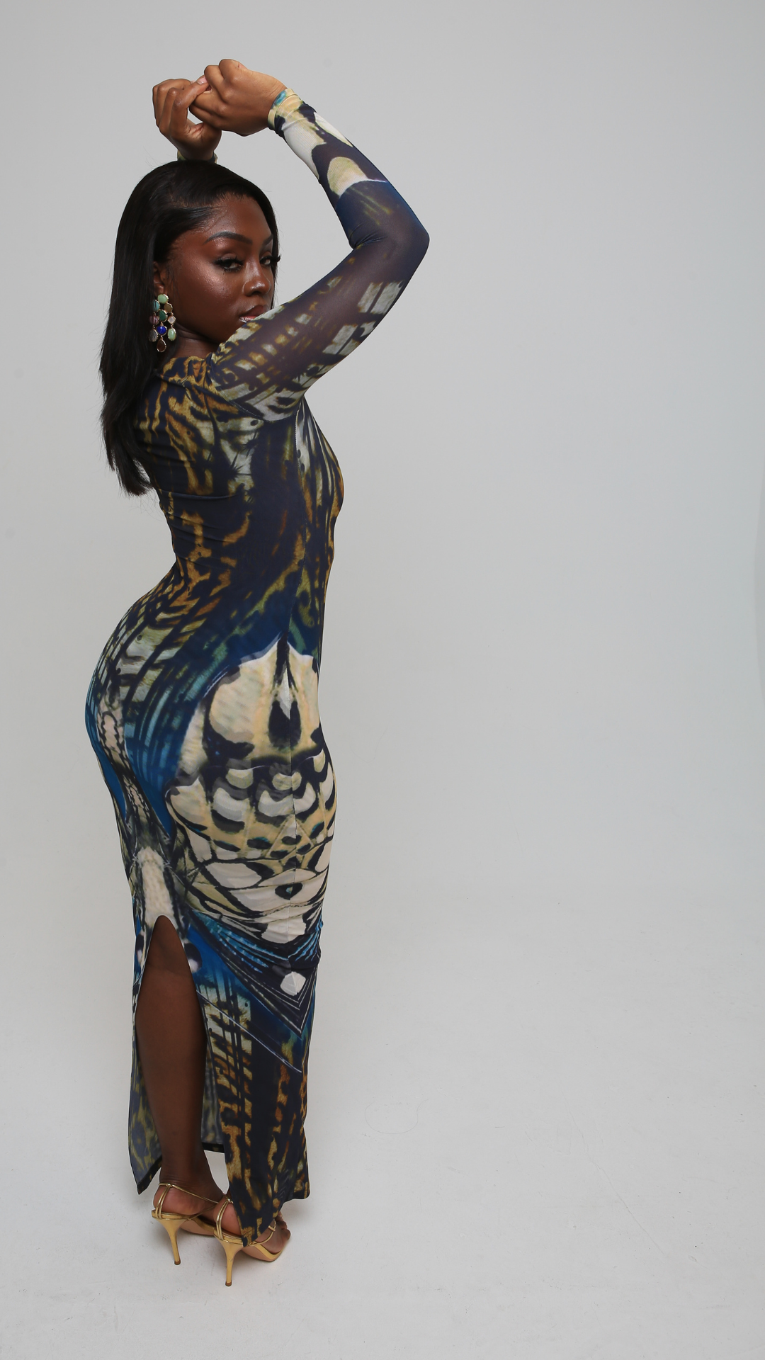 Nakai Ring Cutout Maxi Dress