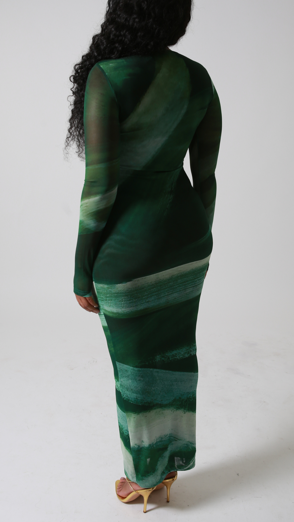 Delphine Cut Out Front Maxi Dress