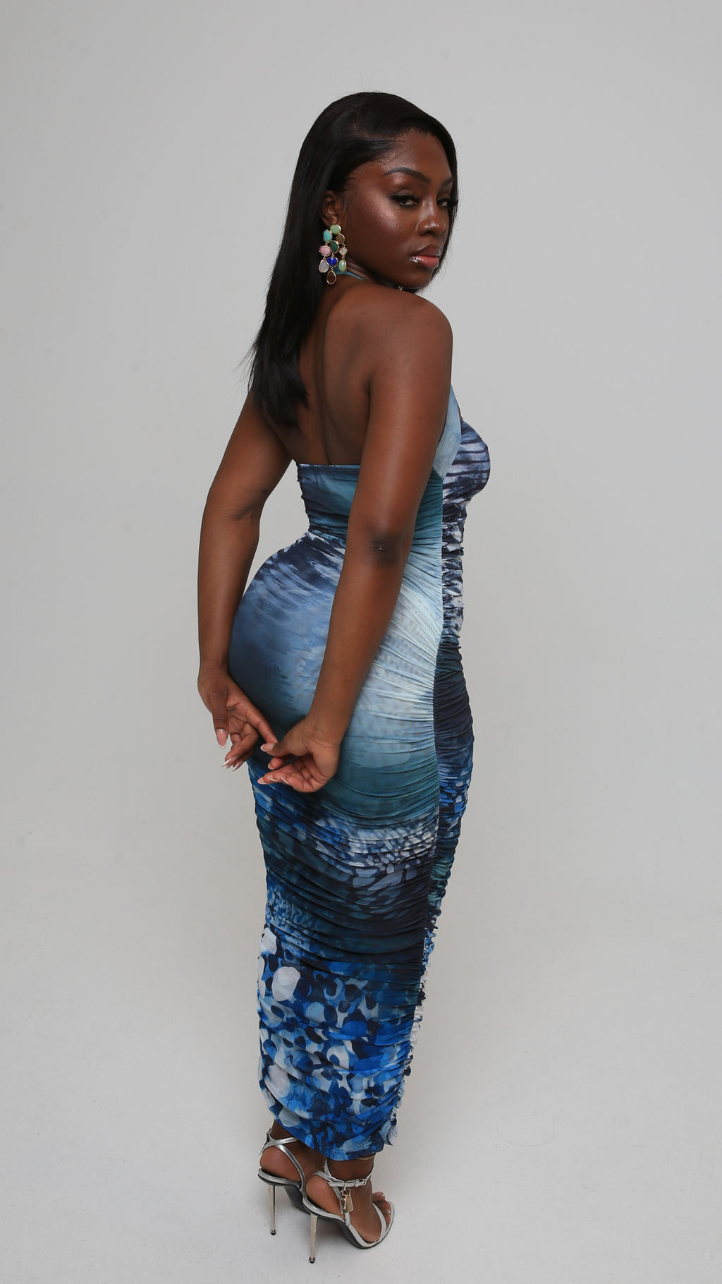 Chenai Ruched Maxi Dress