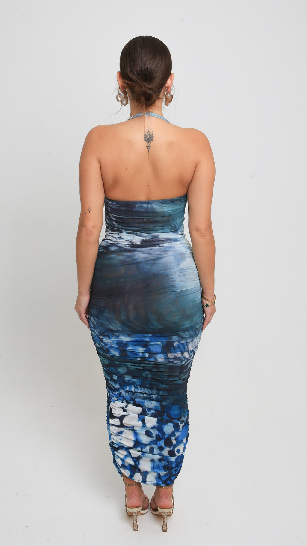 Chenai Ruched Maxi Dress