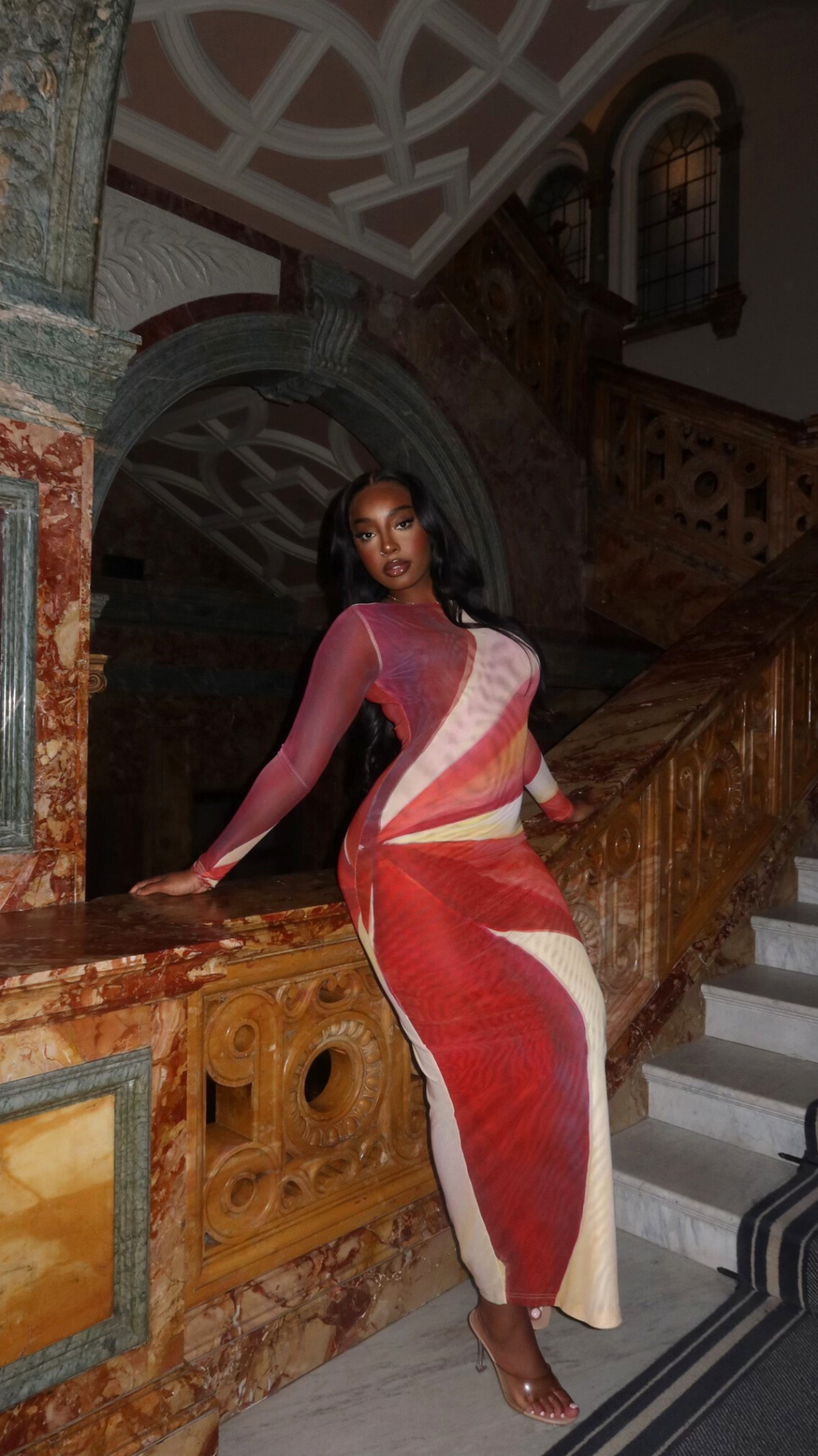 Aphrodite Long Sleeve Maxi Dress