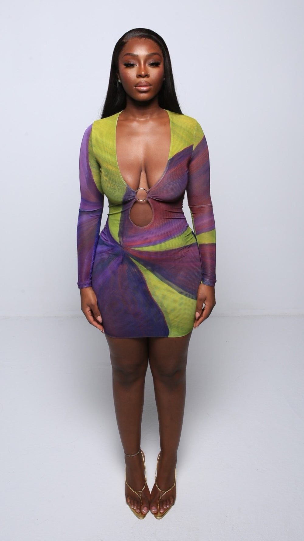Eos Cut Out Front Mini Dress