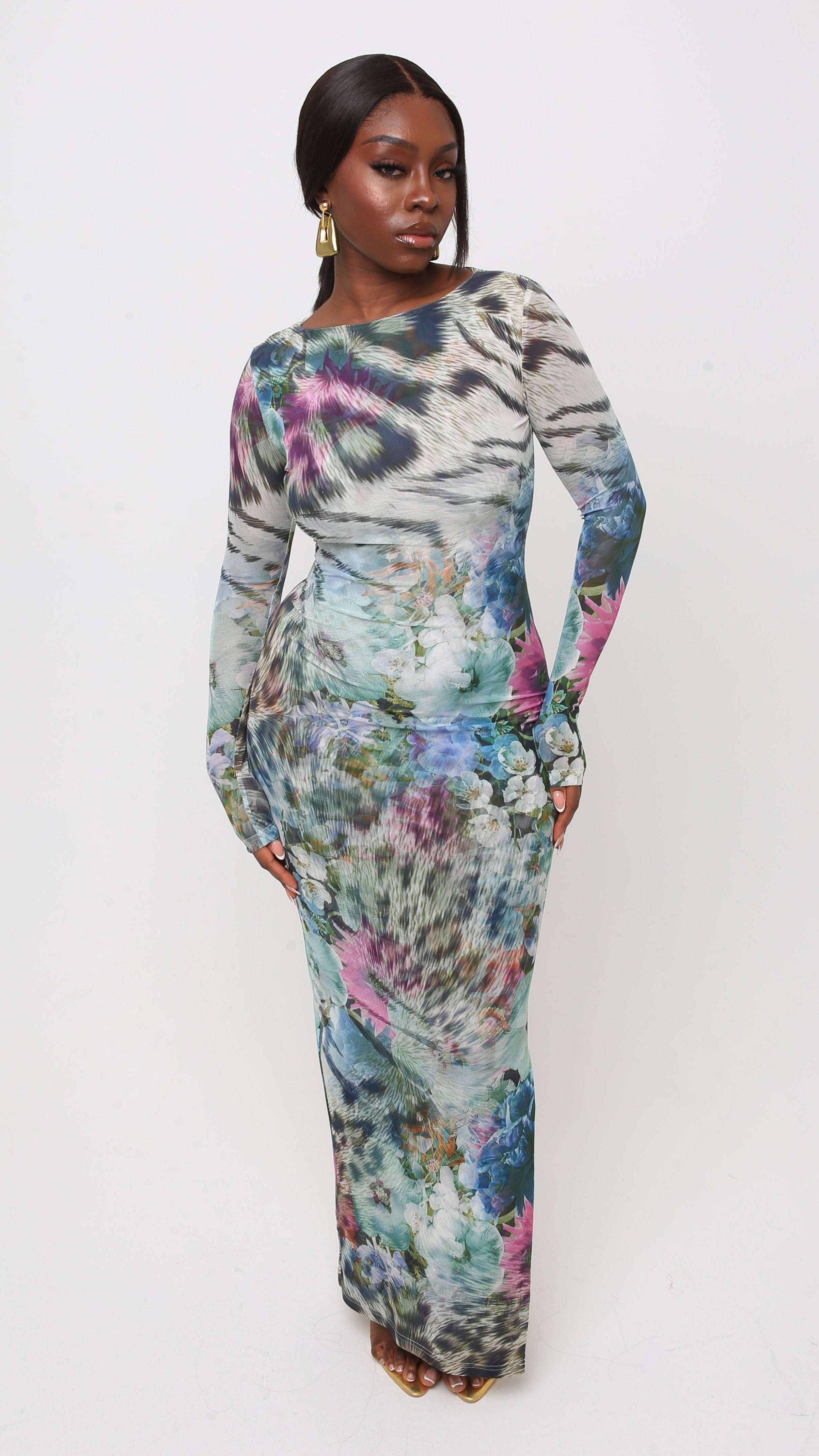 Malakai Long Sleeve Maxi Dress