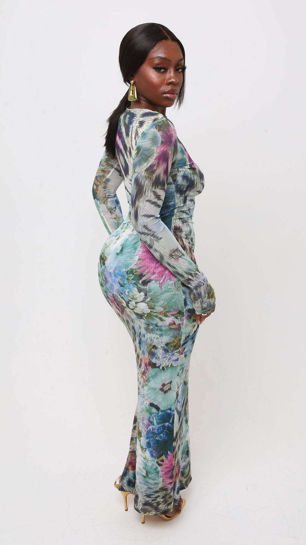 Malakai Long Sleeve Maxi Dress
