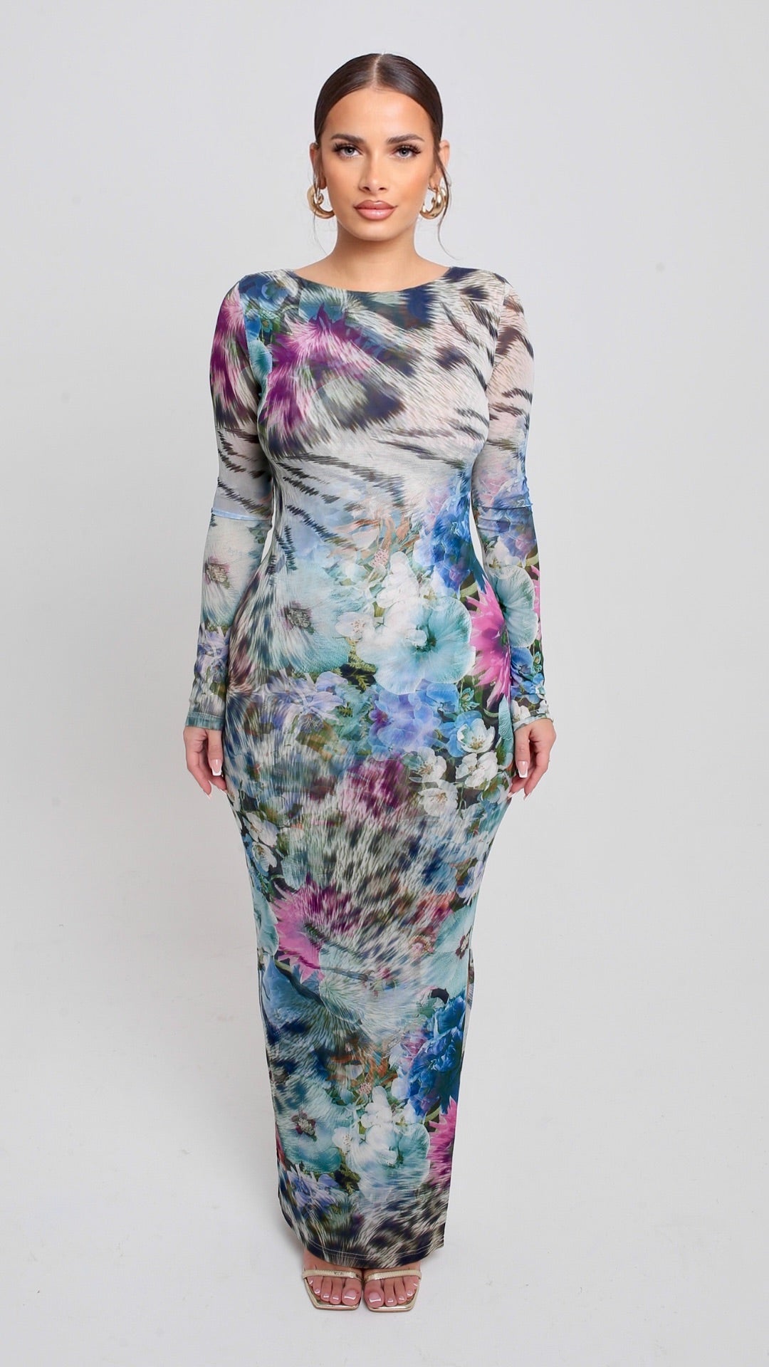 Malakai Long Sleeve Maxi Dress