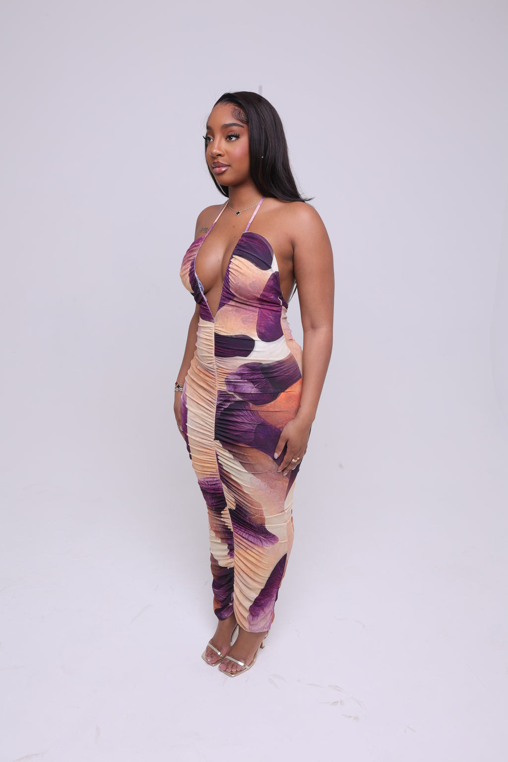 Amai Ruched Maxi Dress