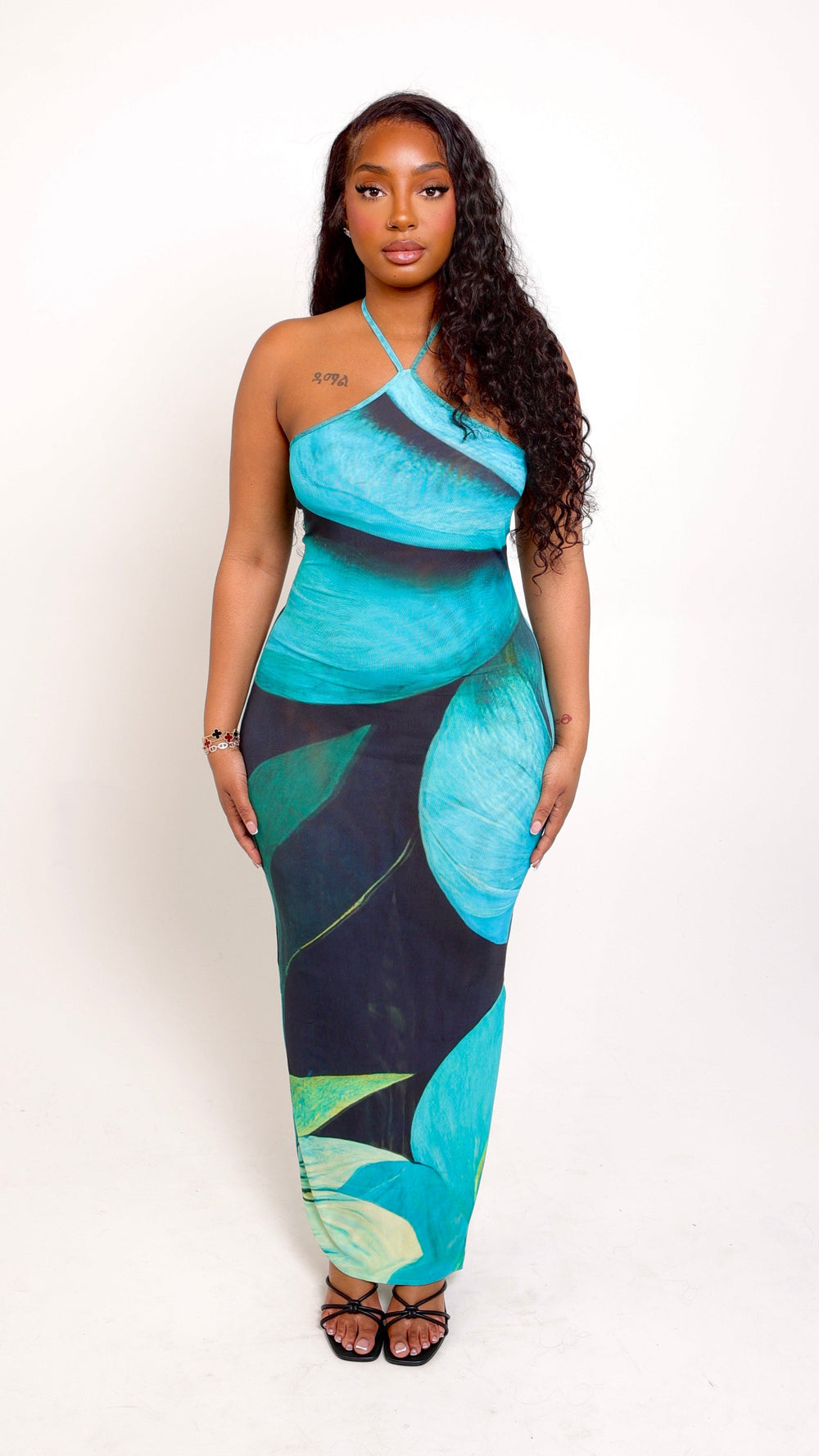 Kalina Halterneck Dress