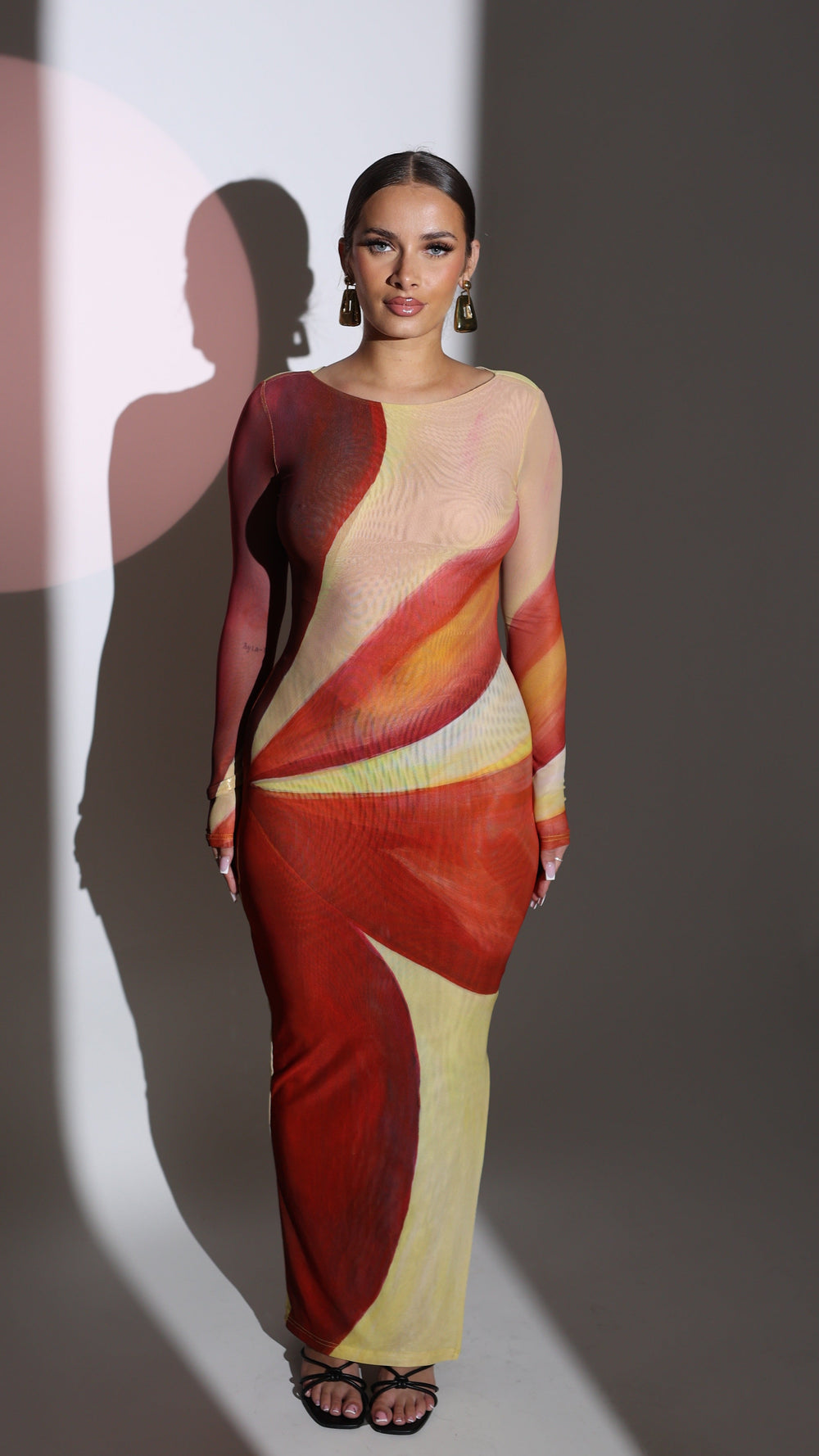 Aphrodite Long Sleeve Maxi Dress