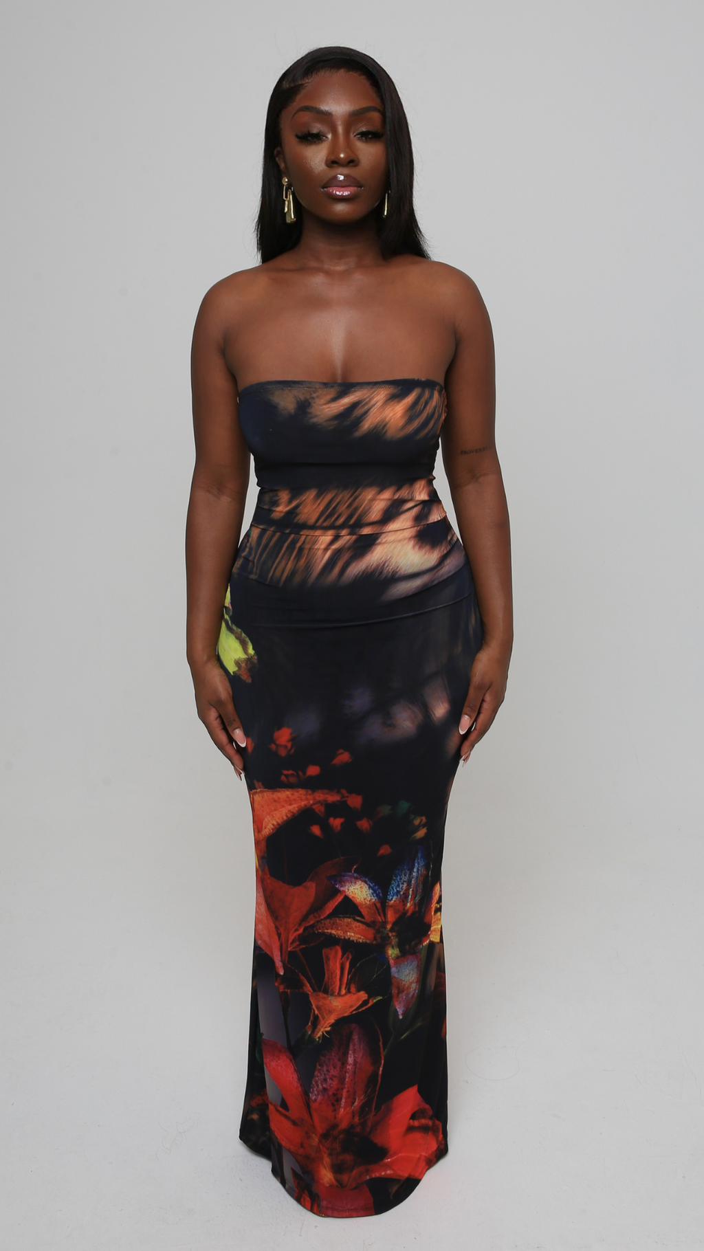 Danai Bandeau Maxi Dress