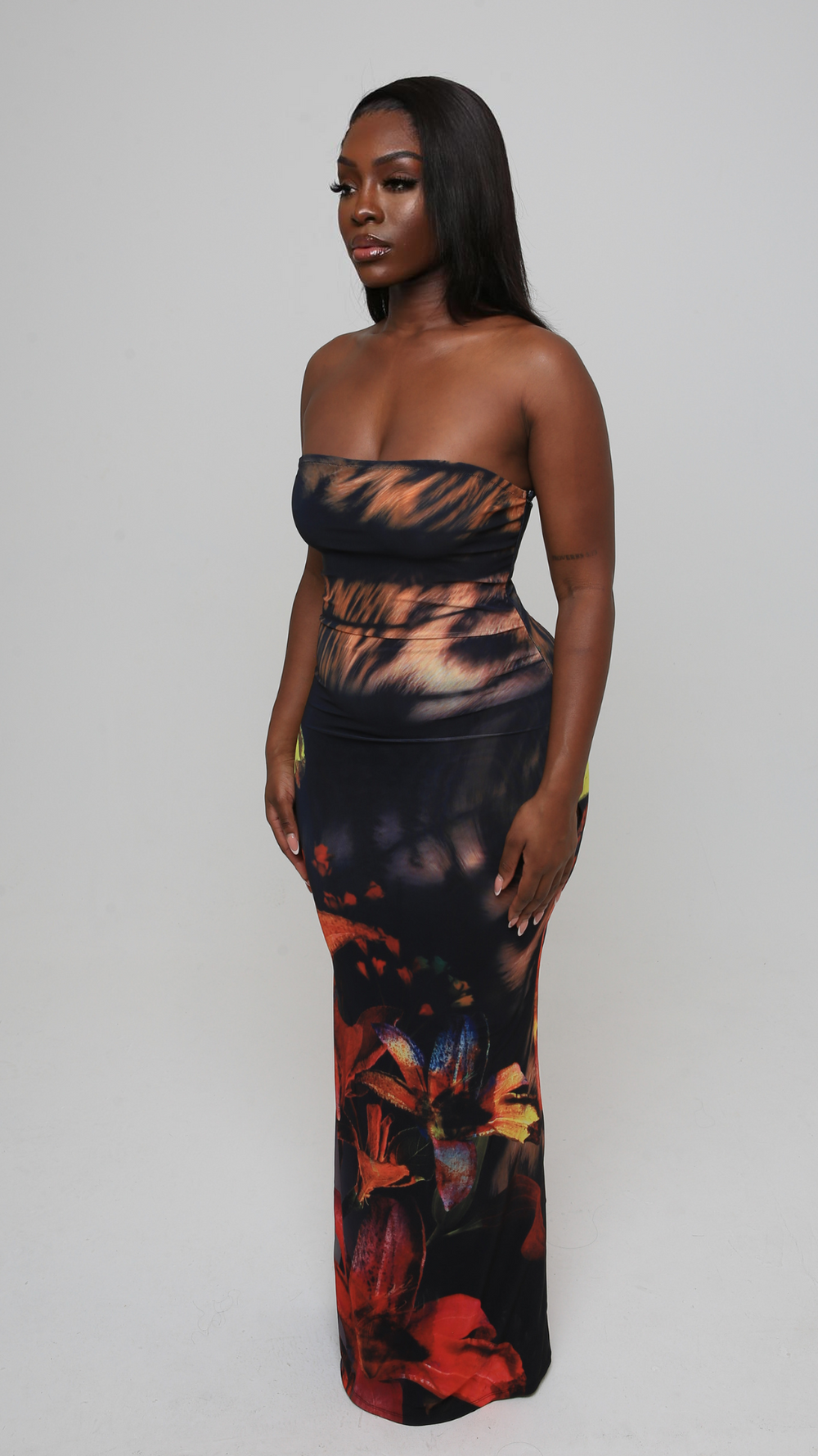 Danai Bandeau Maxi Dress