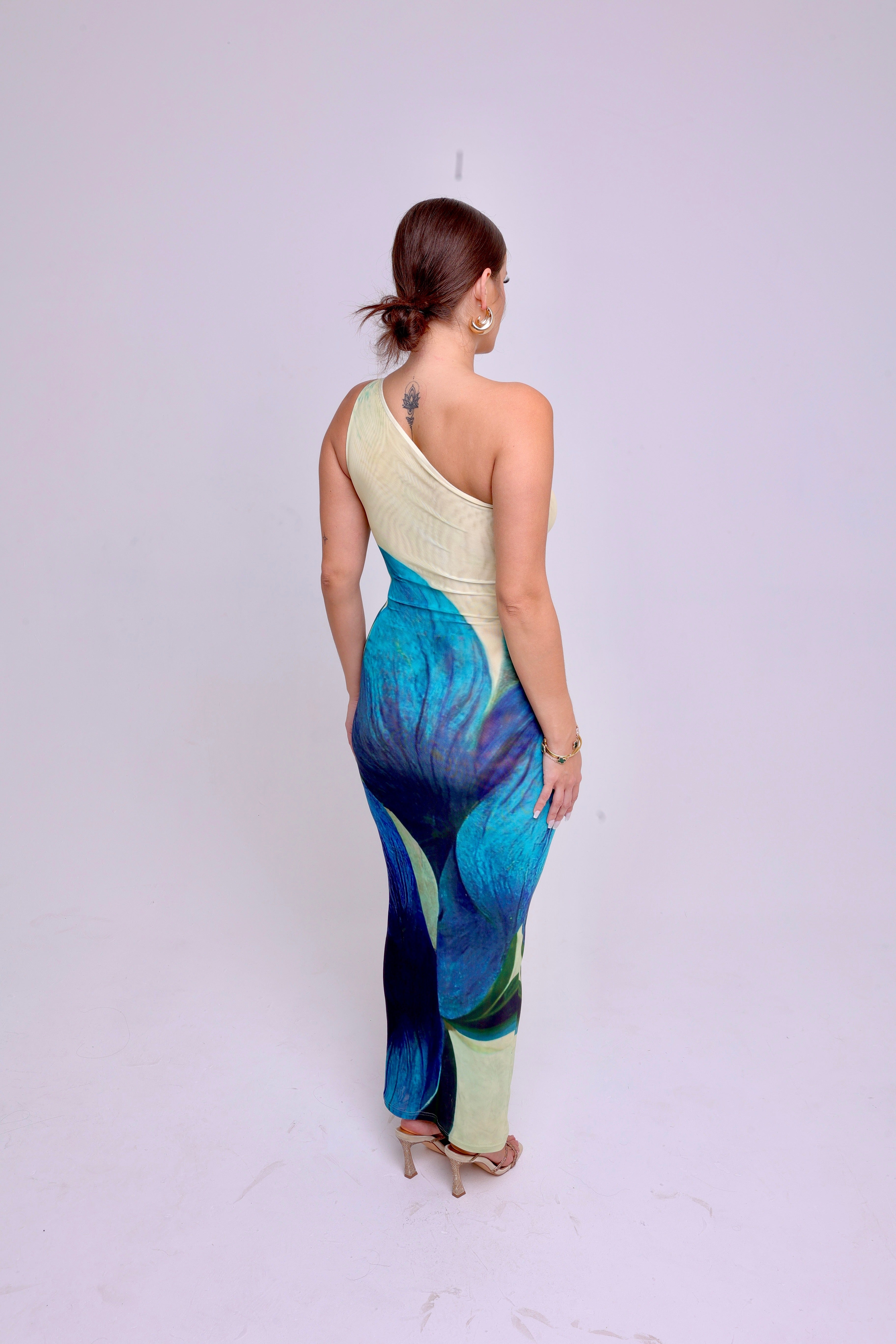 anaya one shoulder dress Anaya Drape One-Shoulder