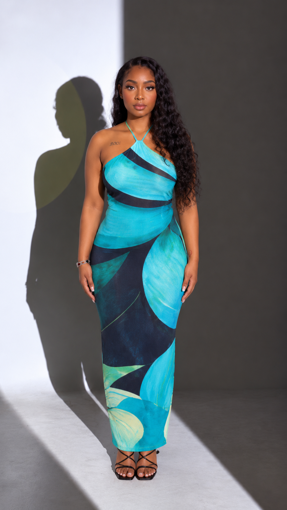 Kalina Halterneck Dress