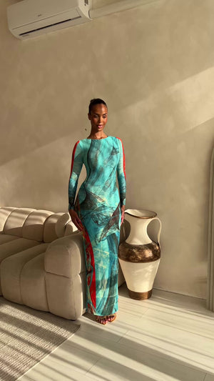 Delilah Long Sleeve Maxi Dress