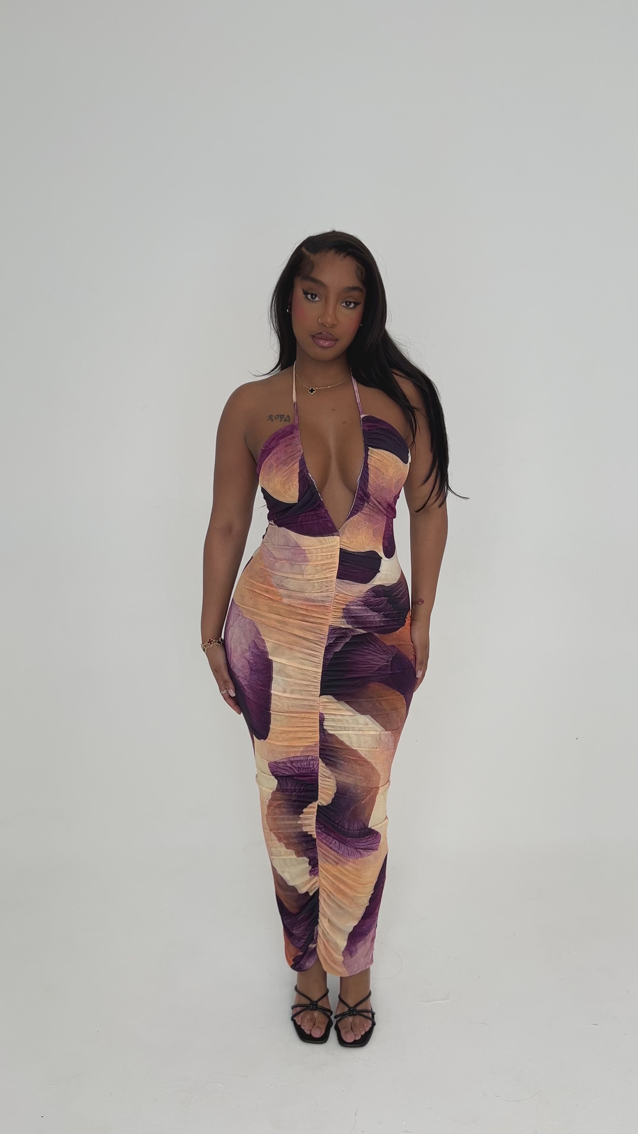 Amai Ruched Maxi Dress