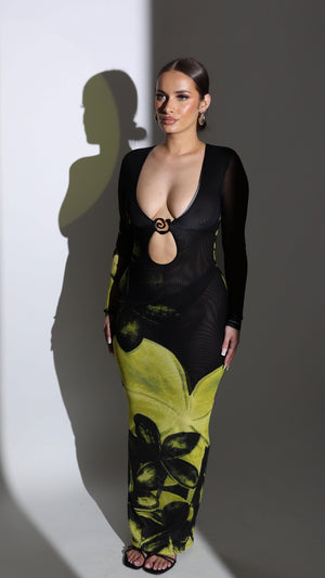 Kaia Ring Cutout Maxi Dress