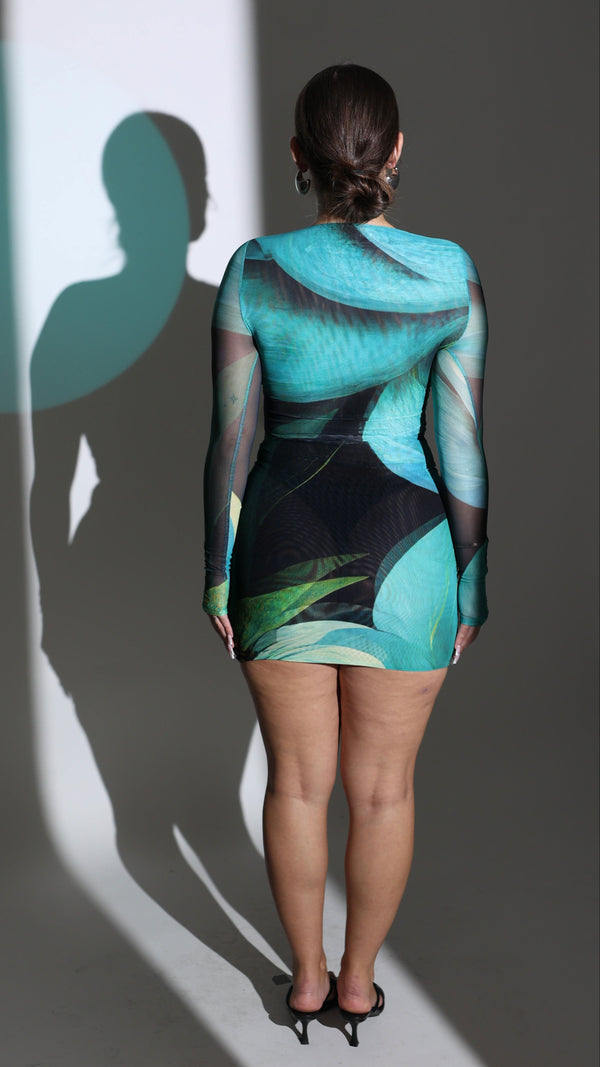 Zaria Cut Out Front Mini Dress