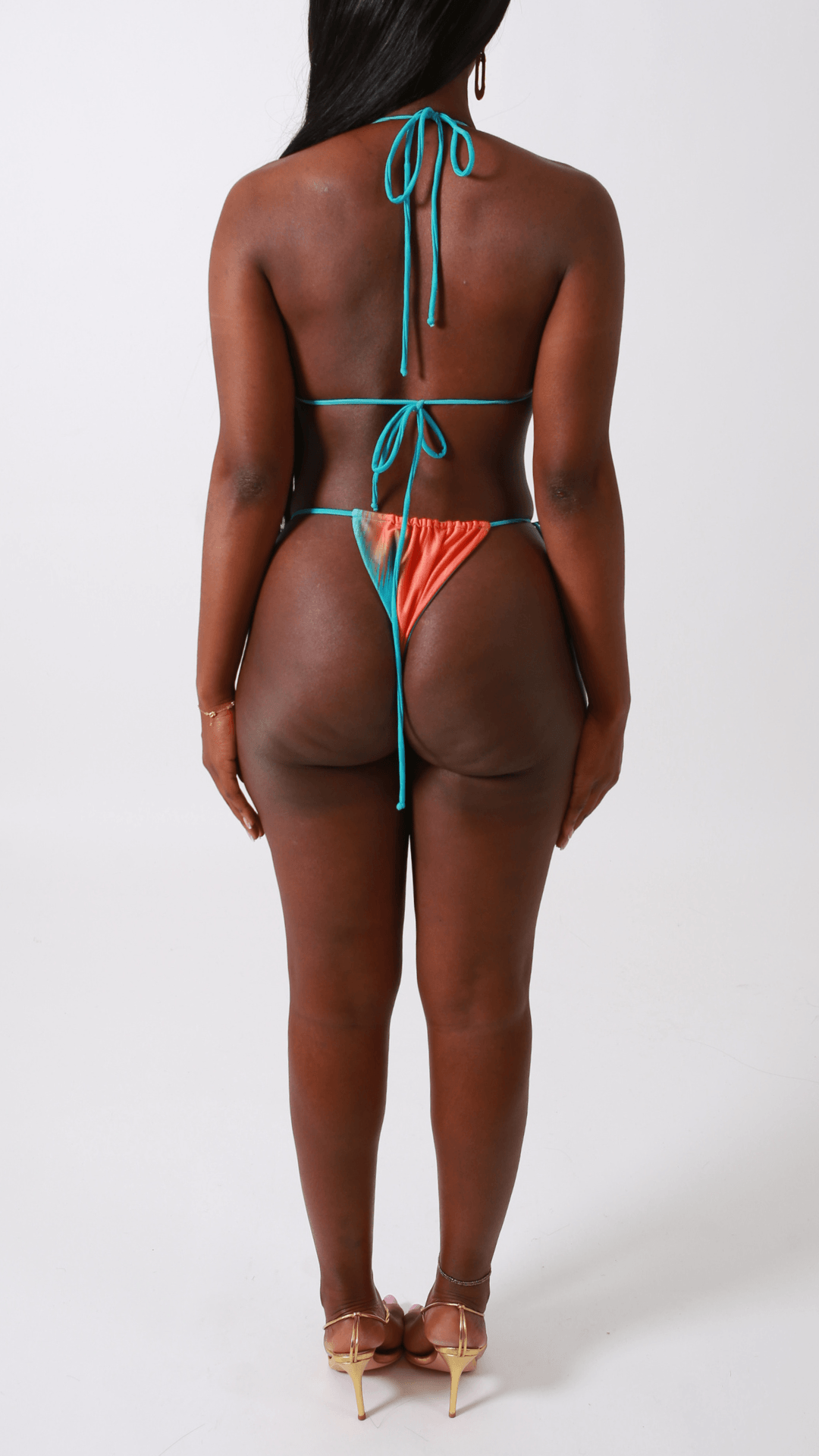 Elle - Papaya Sky Bikini Bottom