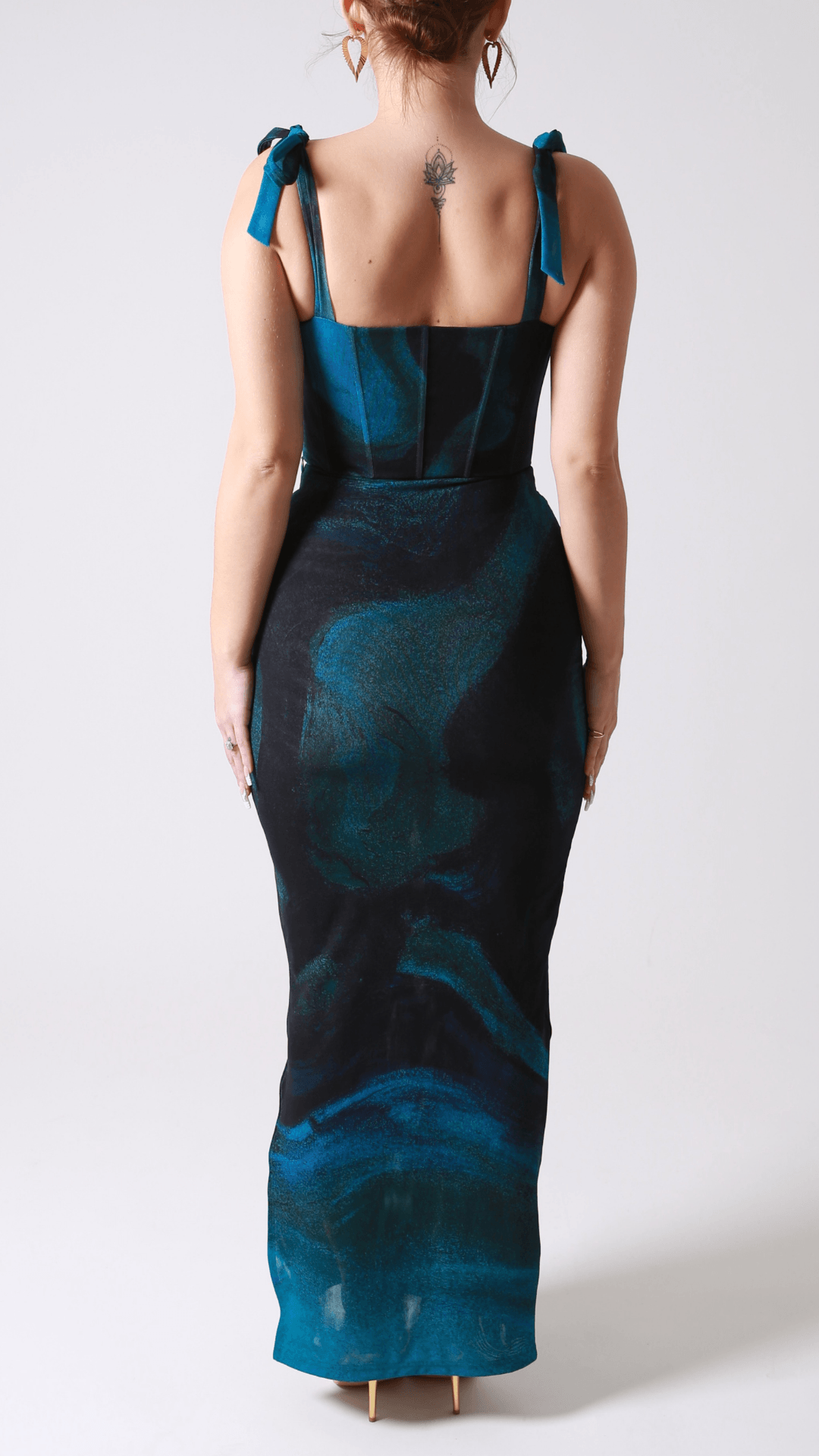 Nola corset and maxi skirt co-ord