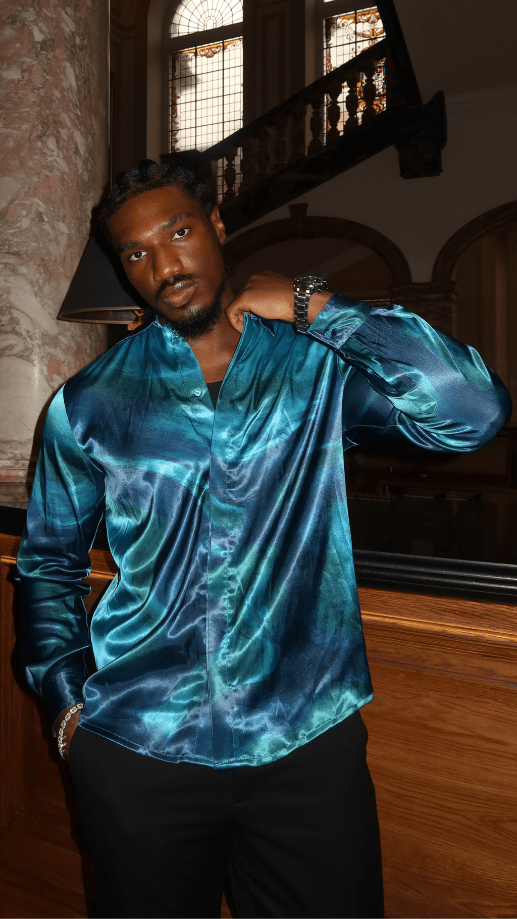 Apollo Mens Shirt - Turquenite